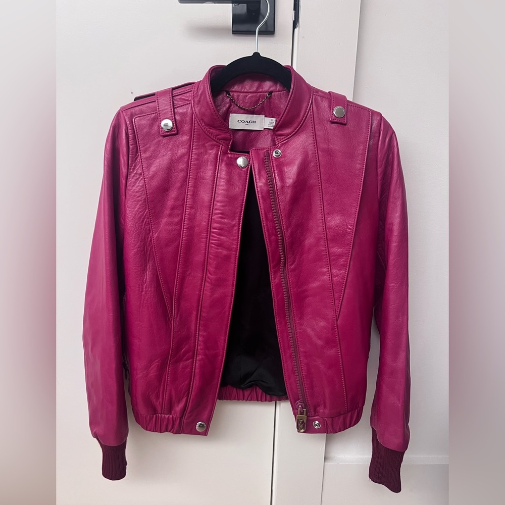 Coach Lamb Leather Jacket (Vintage)